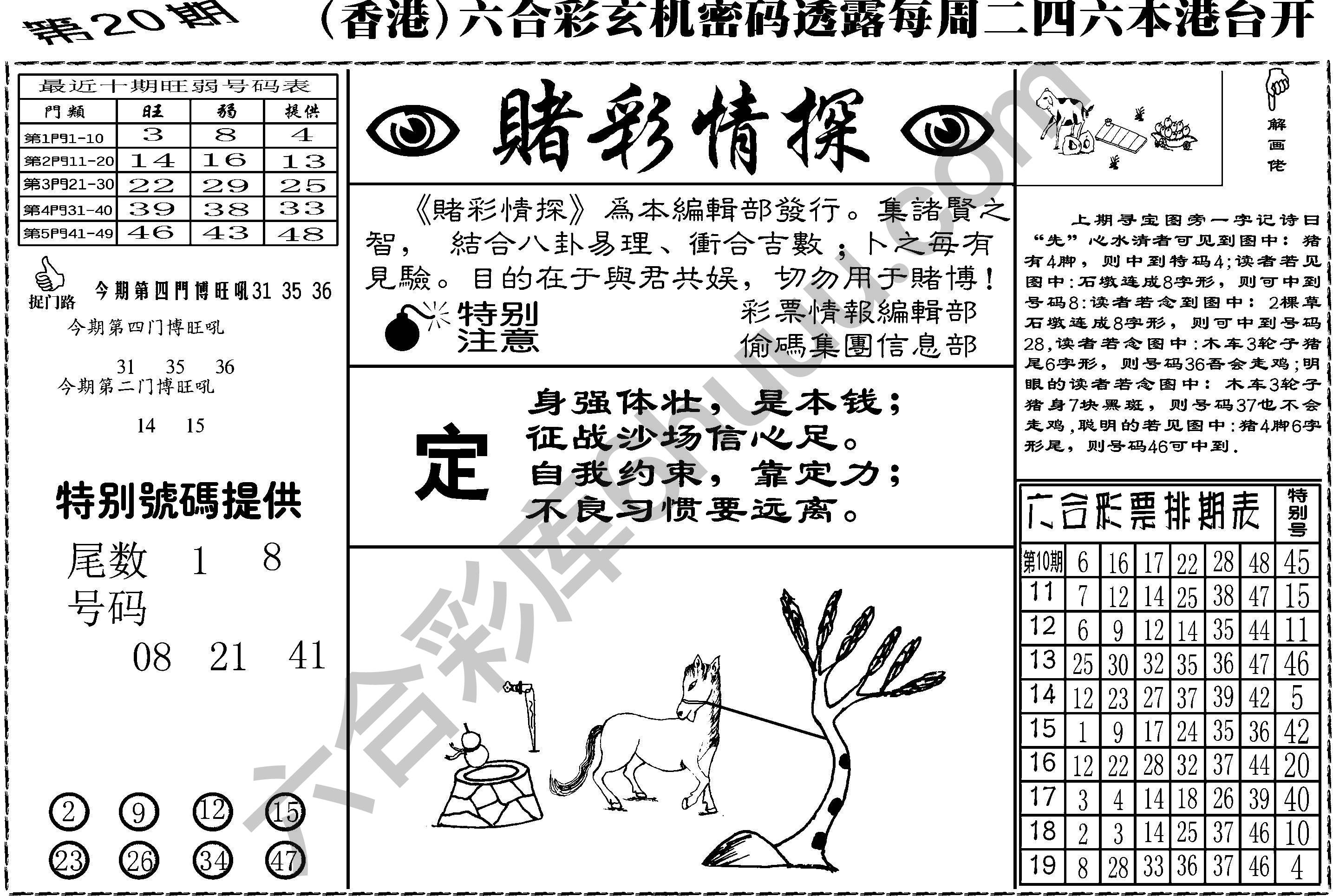 赌彩情探