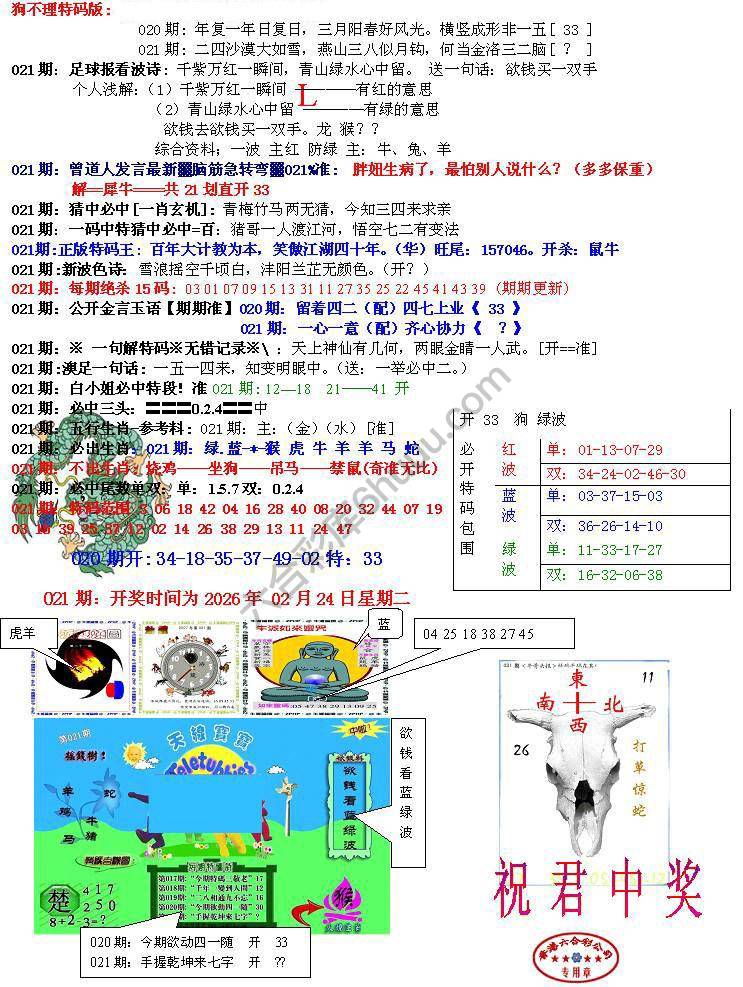 青龙五鬼报
