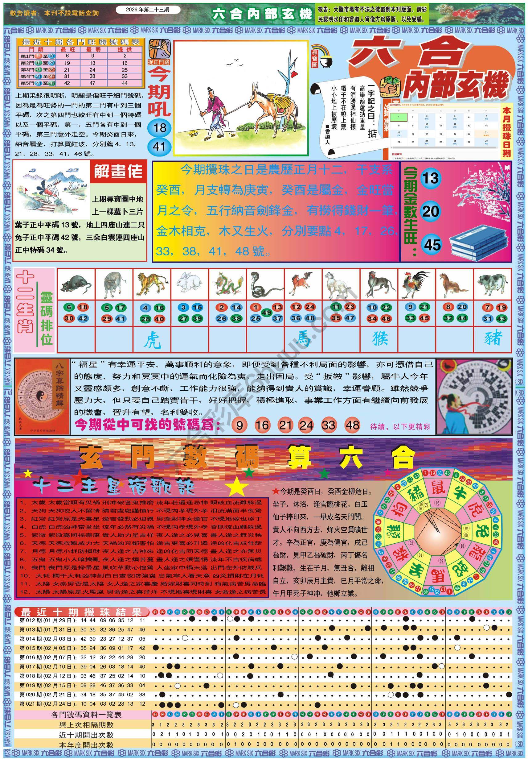 六合内部玄机港版