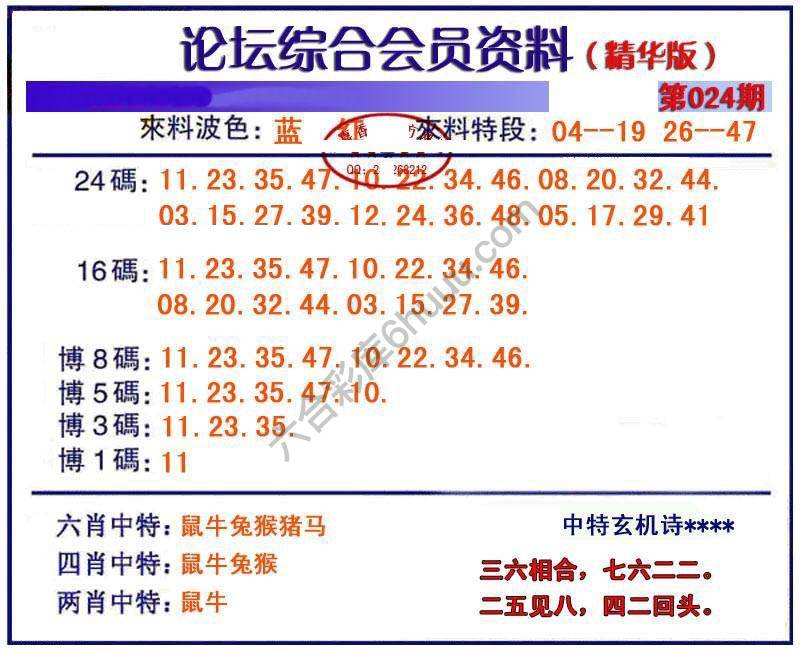 综合会员资料
