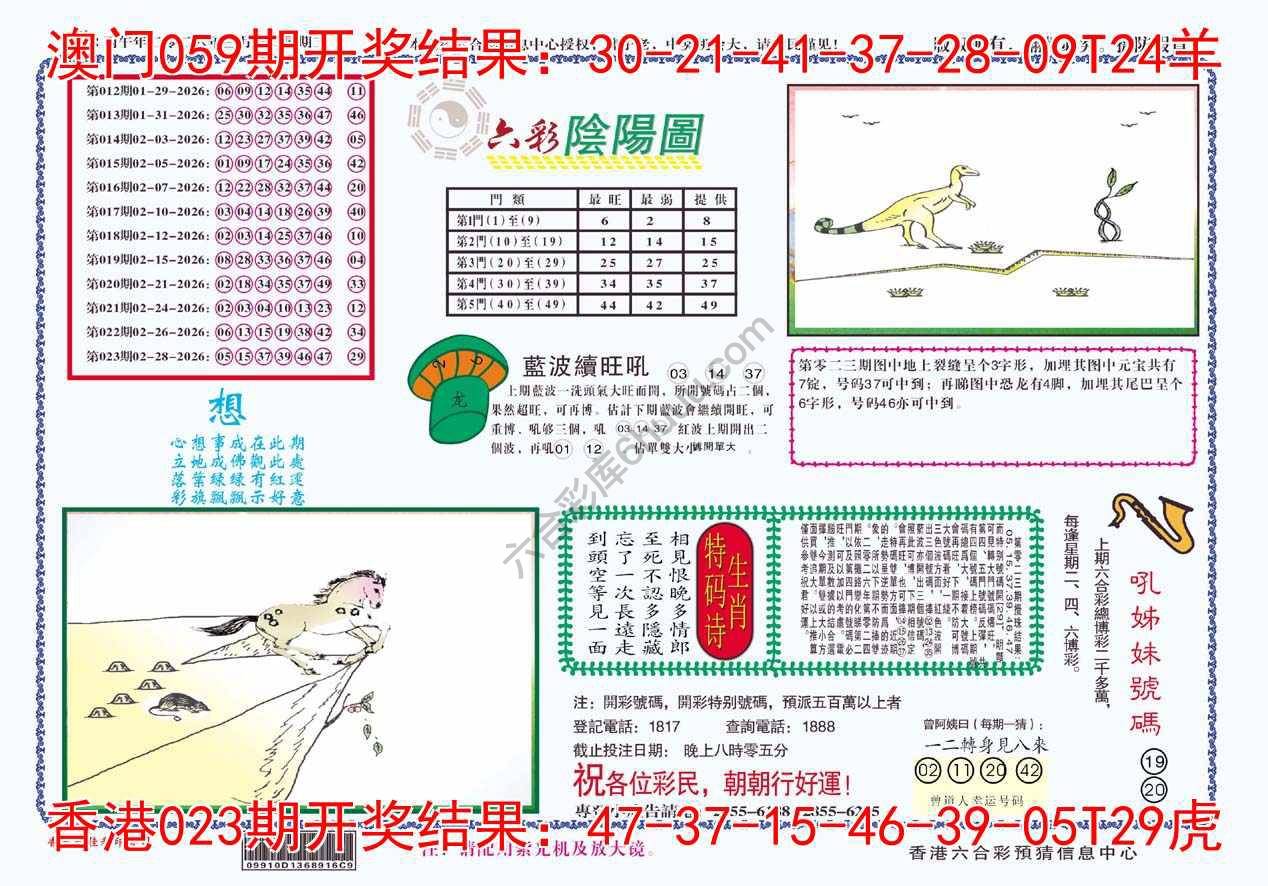 六彩阴阳图