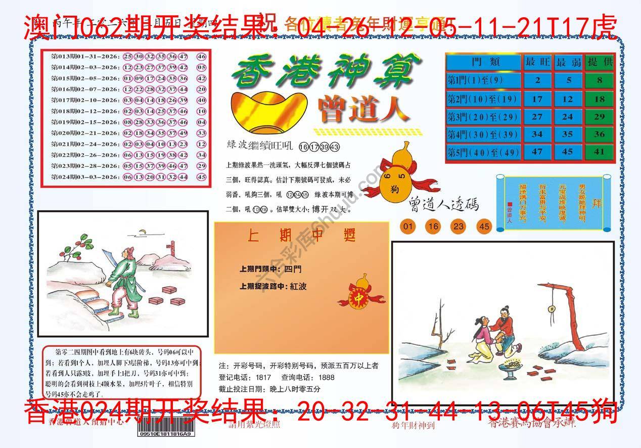 香港神算曾道人