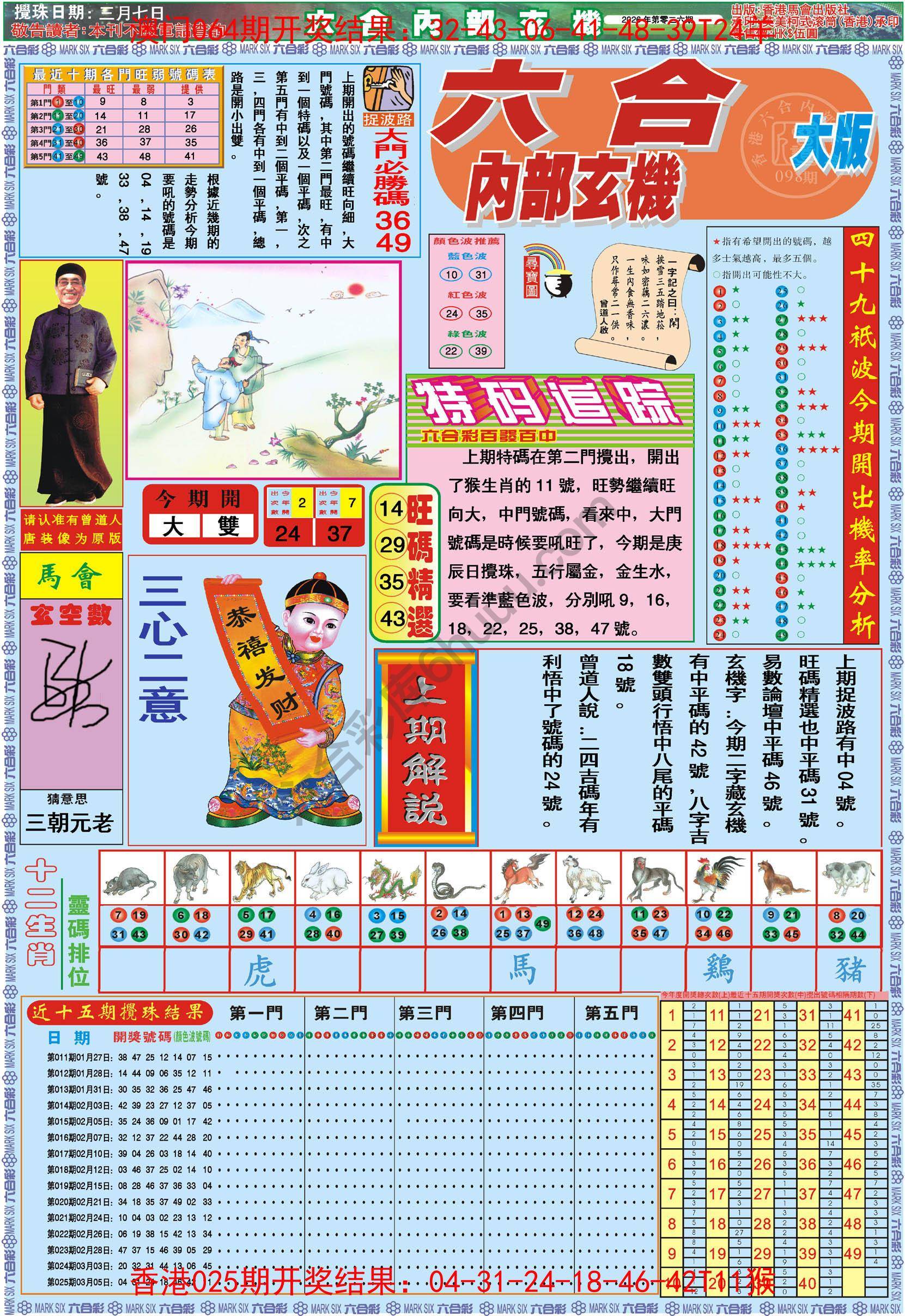 六合内部玄机