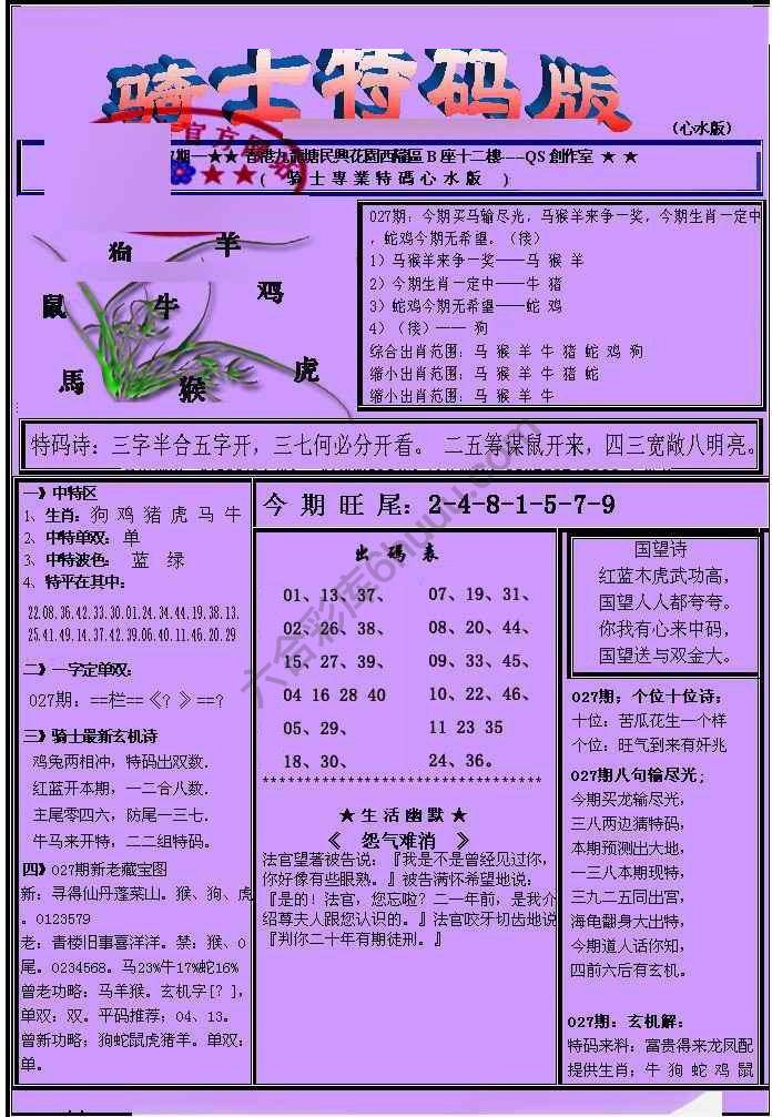 另类骑士特码版