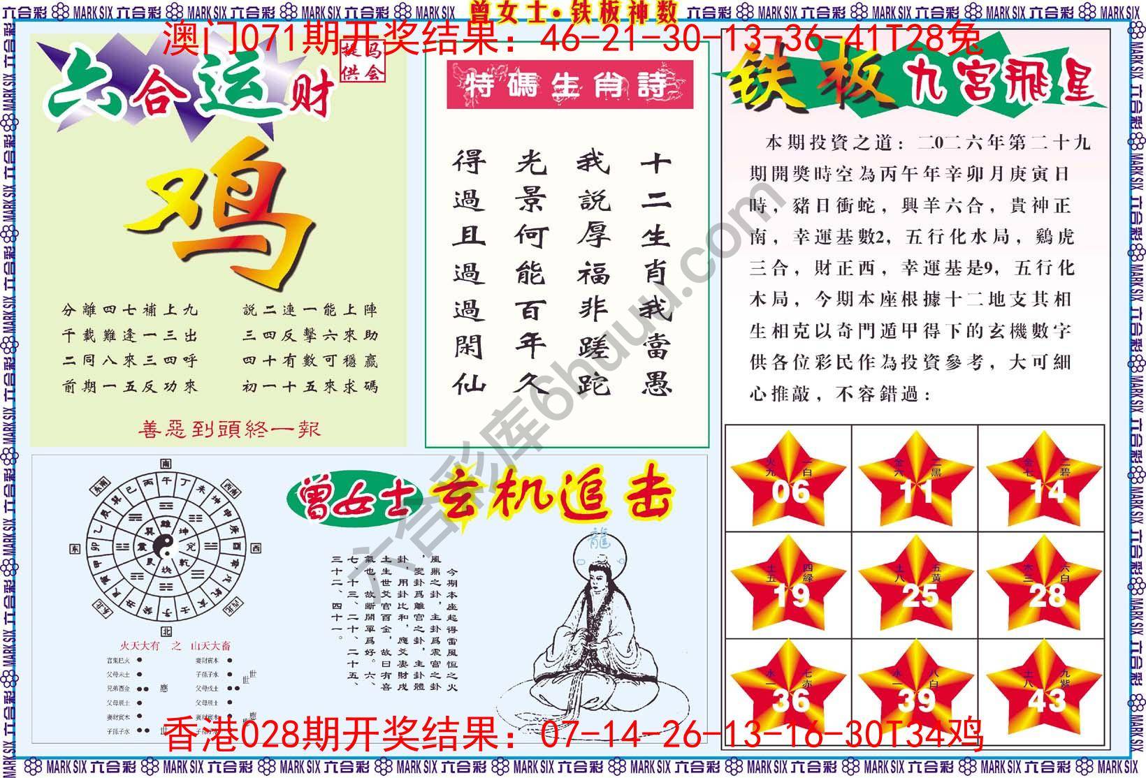 曾女士铁板神数