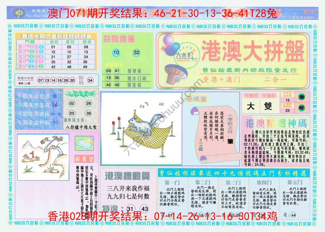 港澳大拼盘