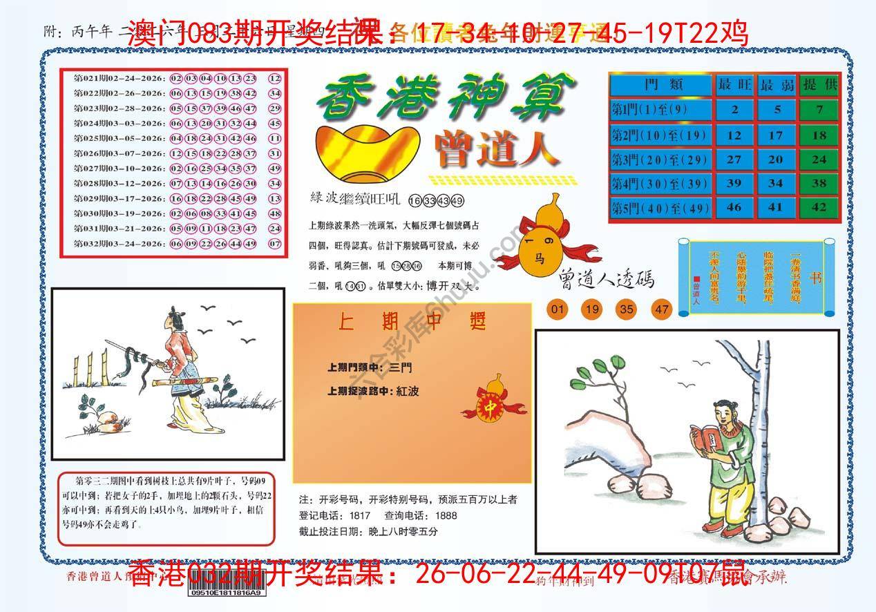 香港神算曾道人