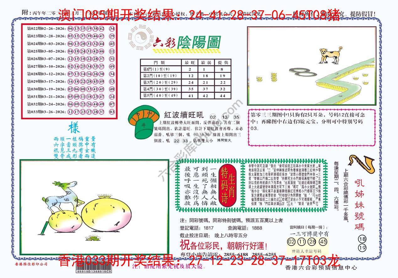 六彩阴阳图
