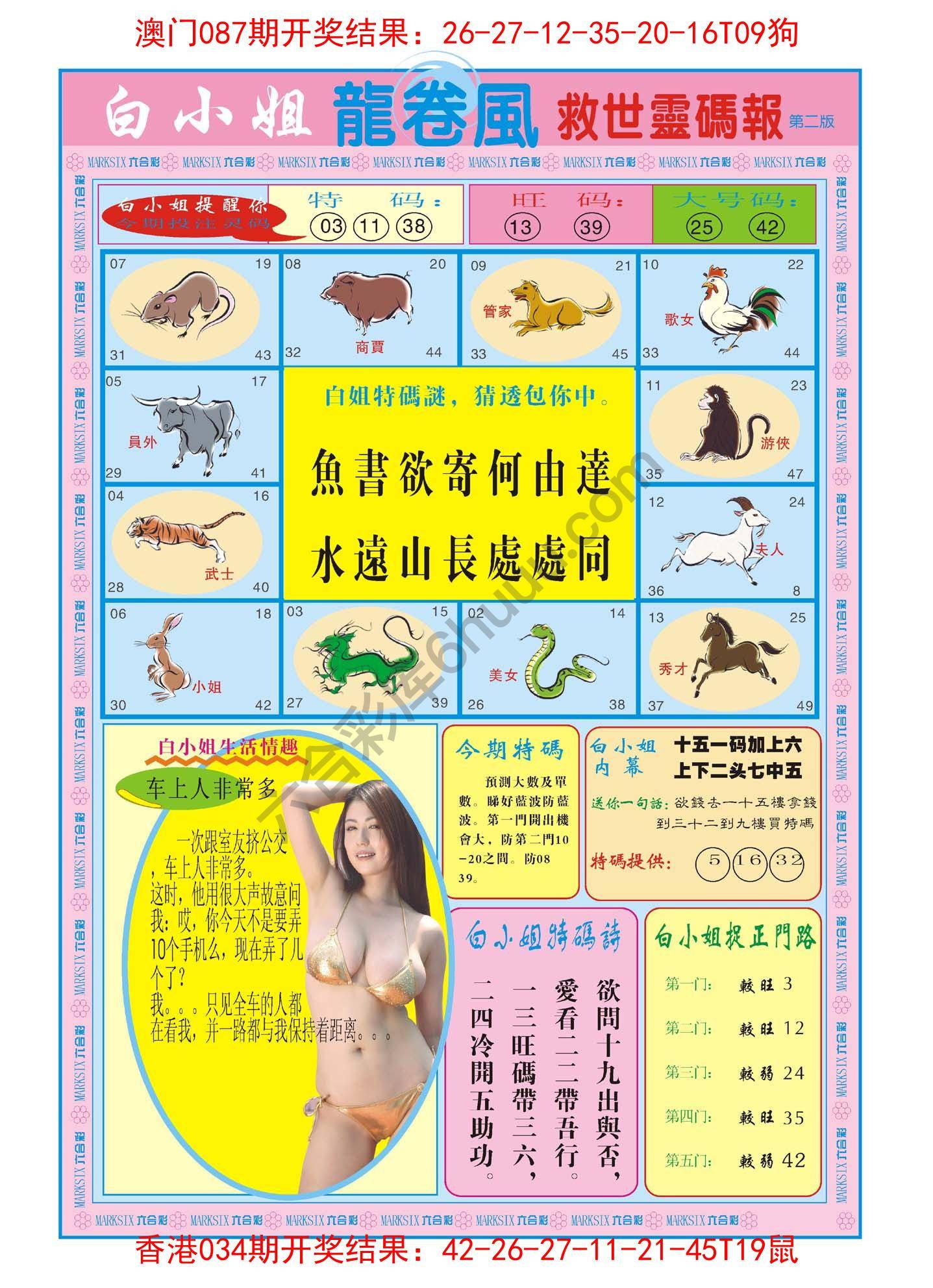 白小姐救世灵码报