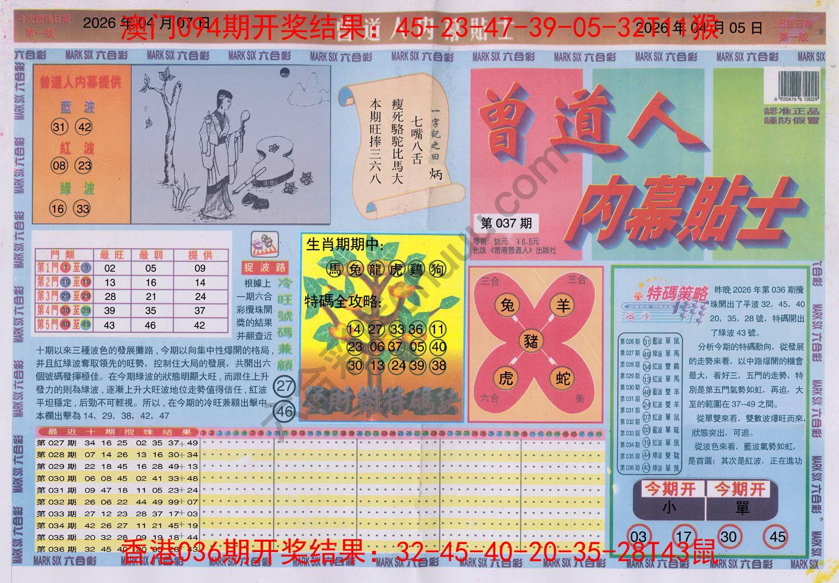 曾道人内幕贴士