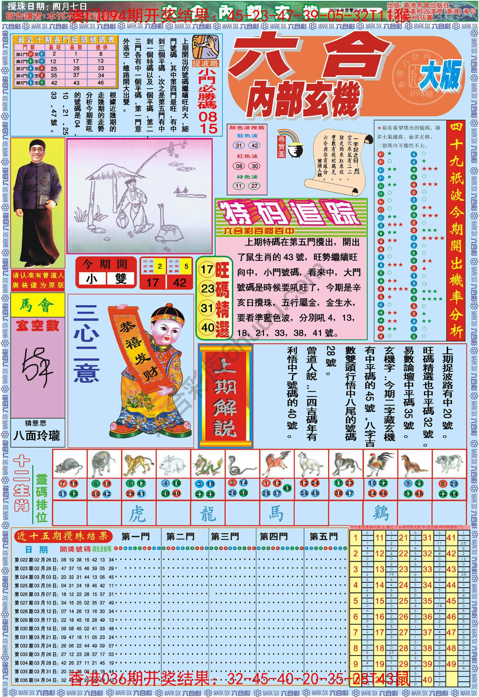 六合内部玄机