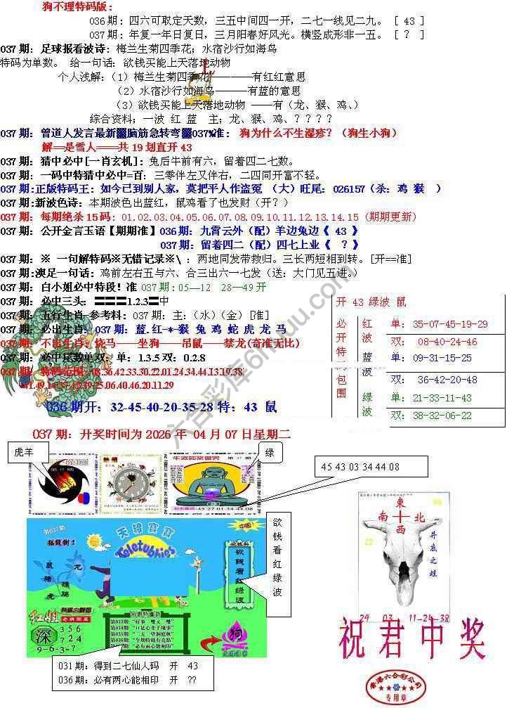 青龙五鬼报