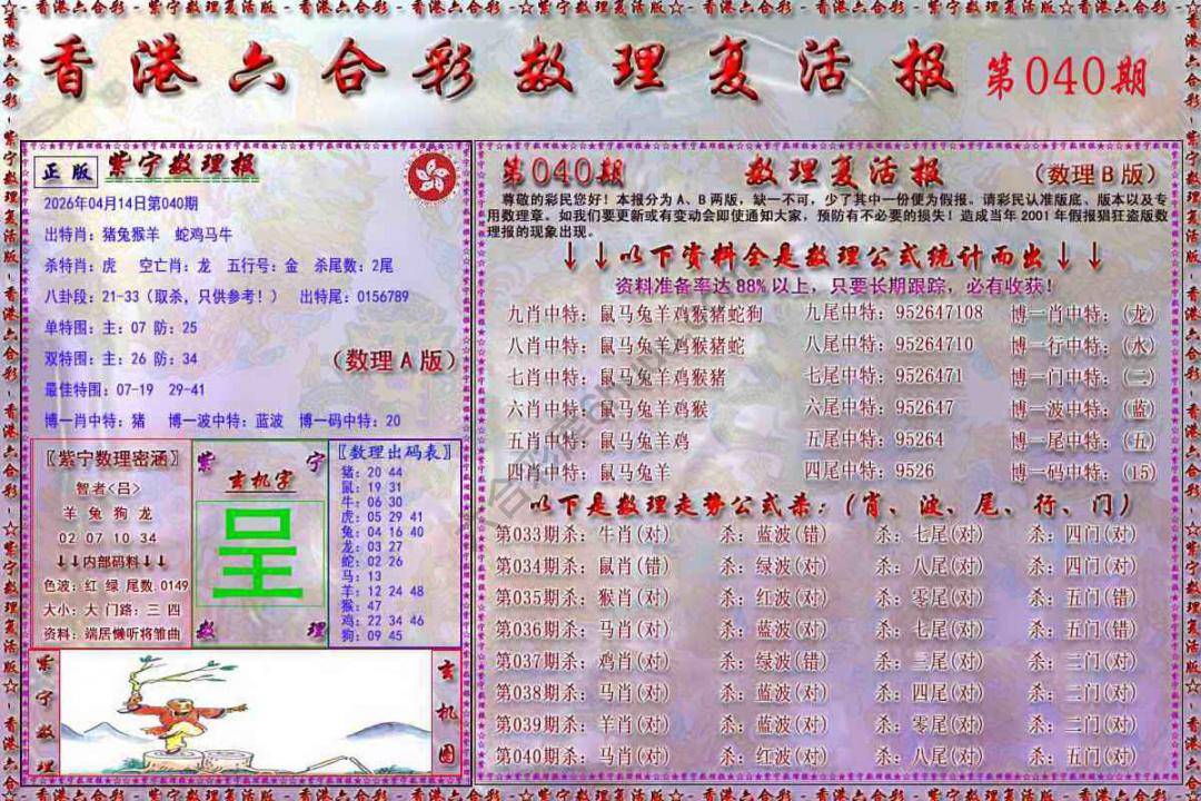 数理复活报