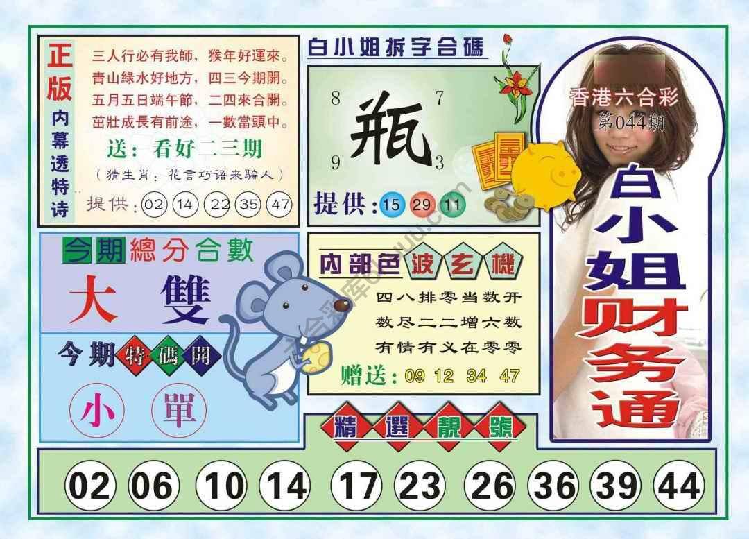 白小姐财务通