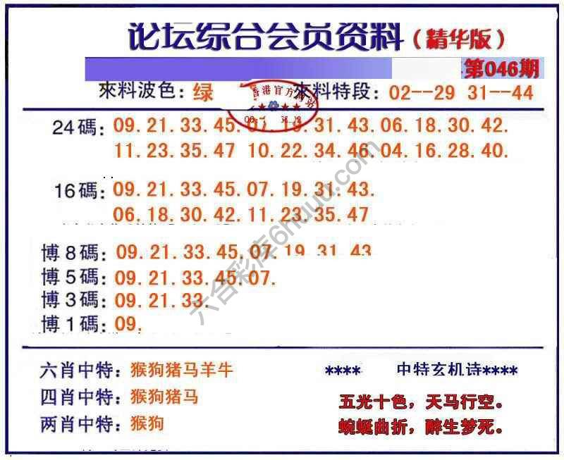综合会员资料