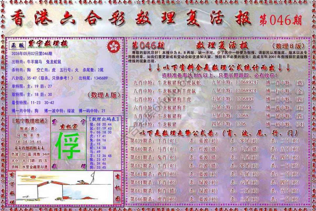 数理复活报