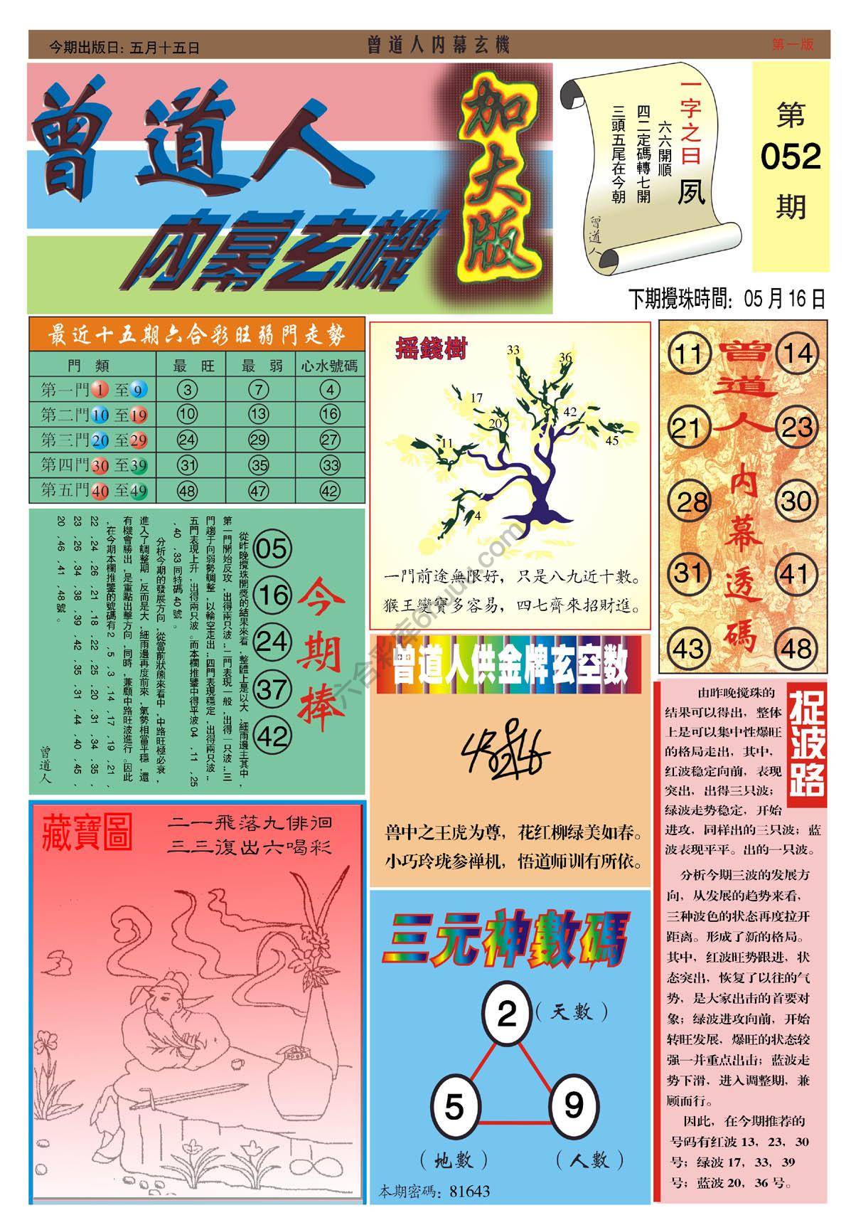 曾道人内幕玄机（加大版）