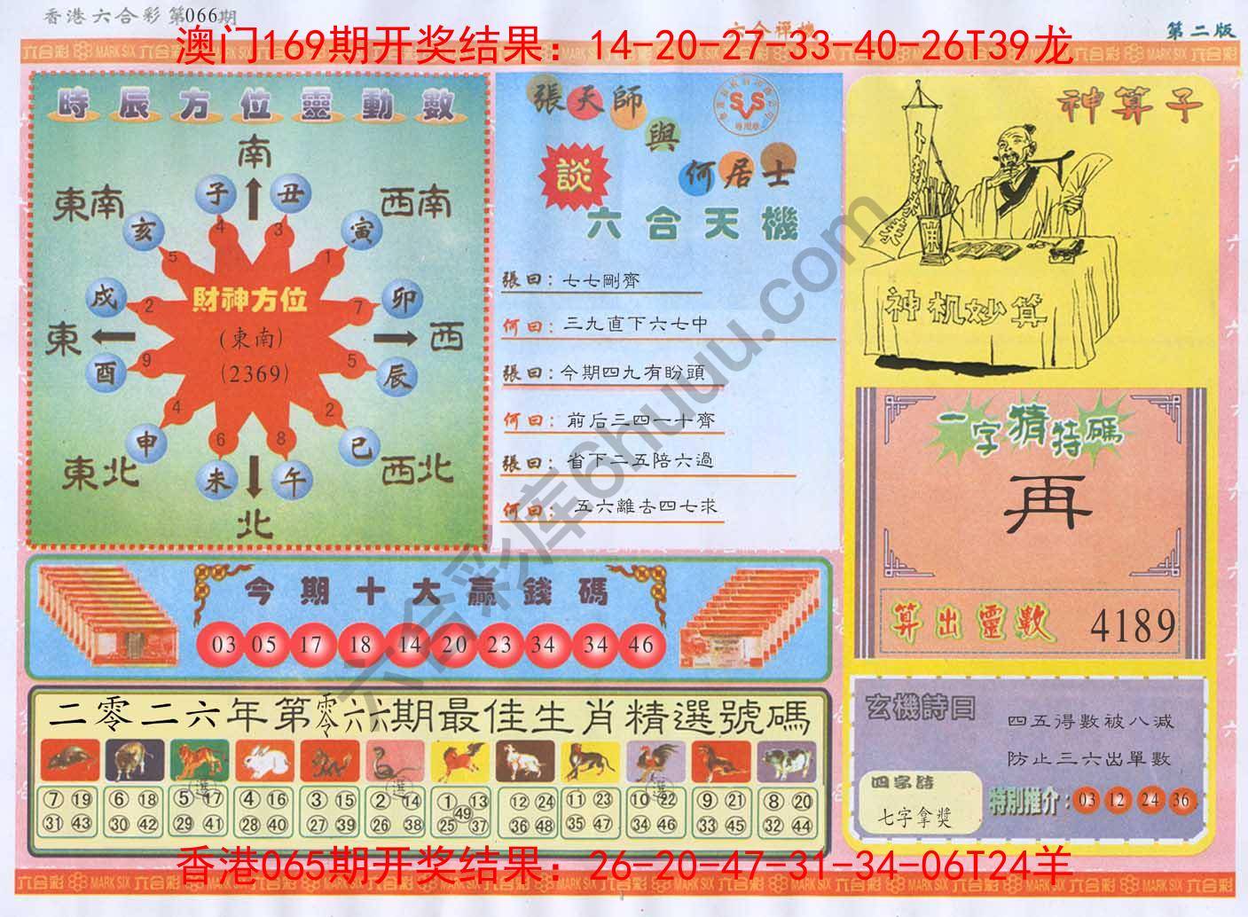 六合禅机