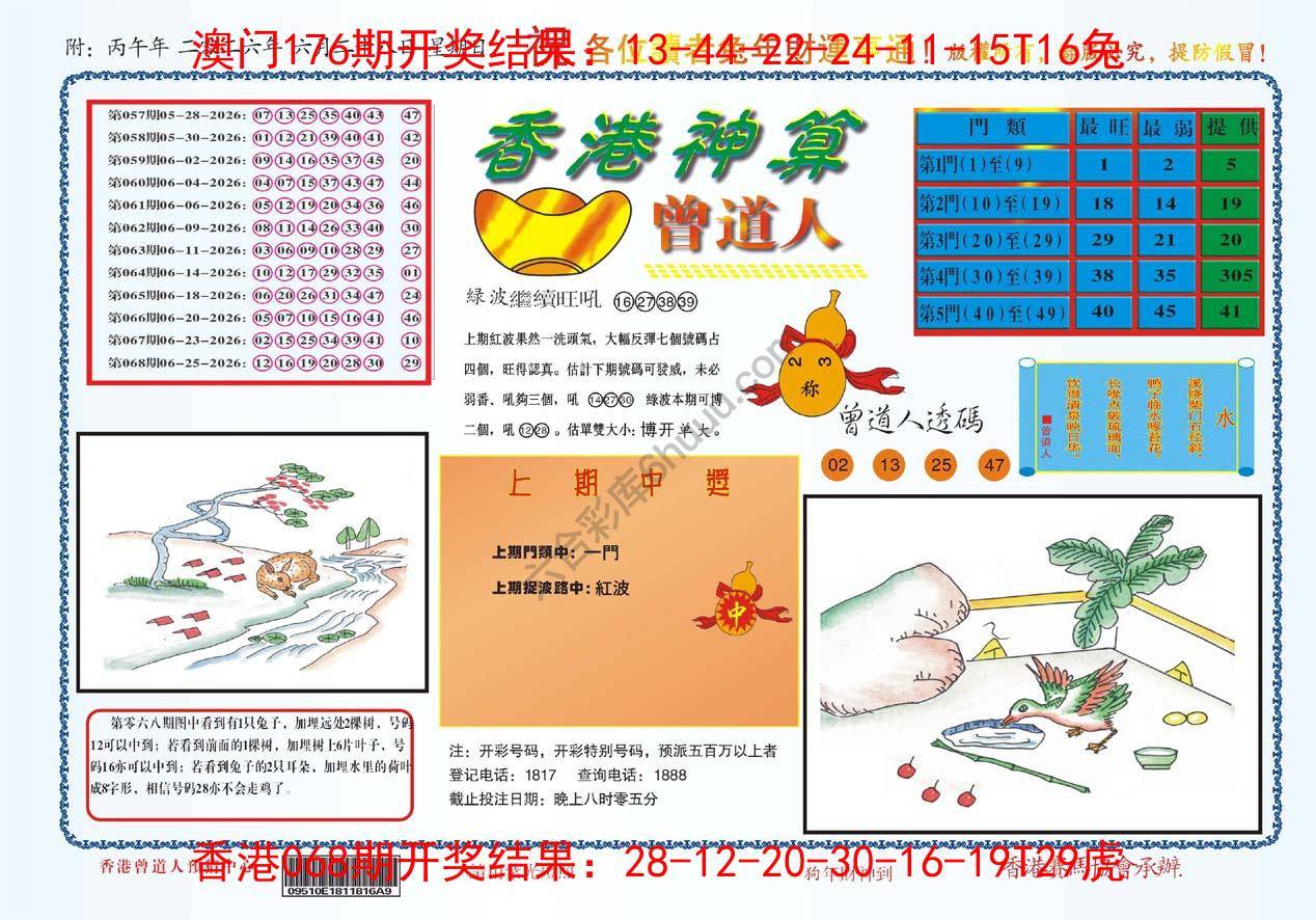 香港神算曾道人