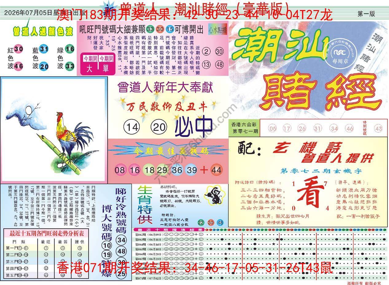 曾道人潮汕赌经(豪华版)