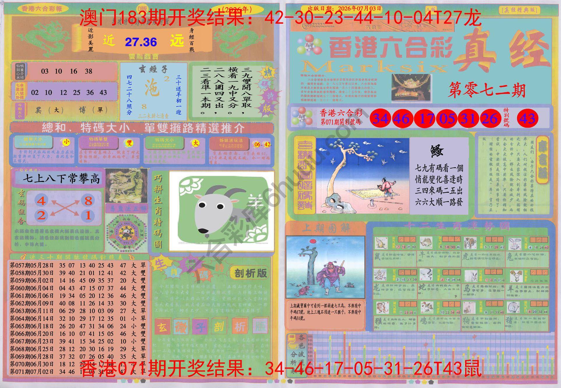 香港六合彩真经