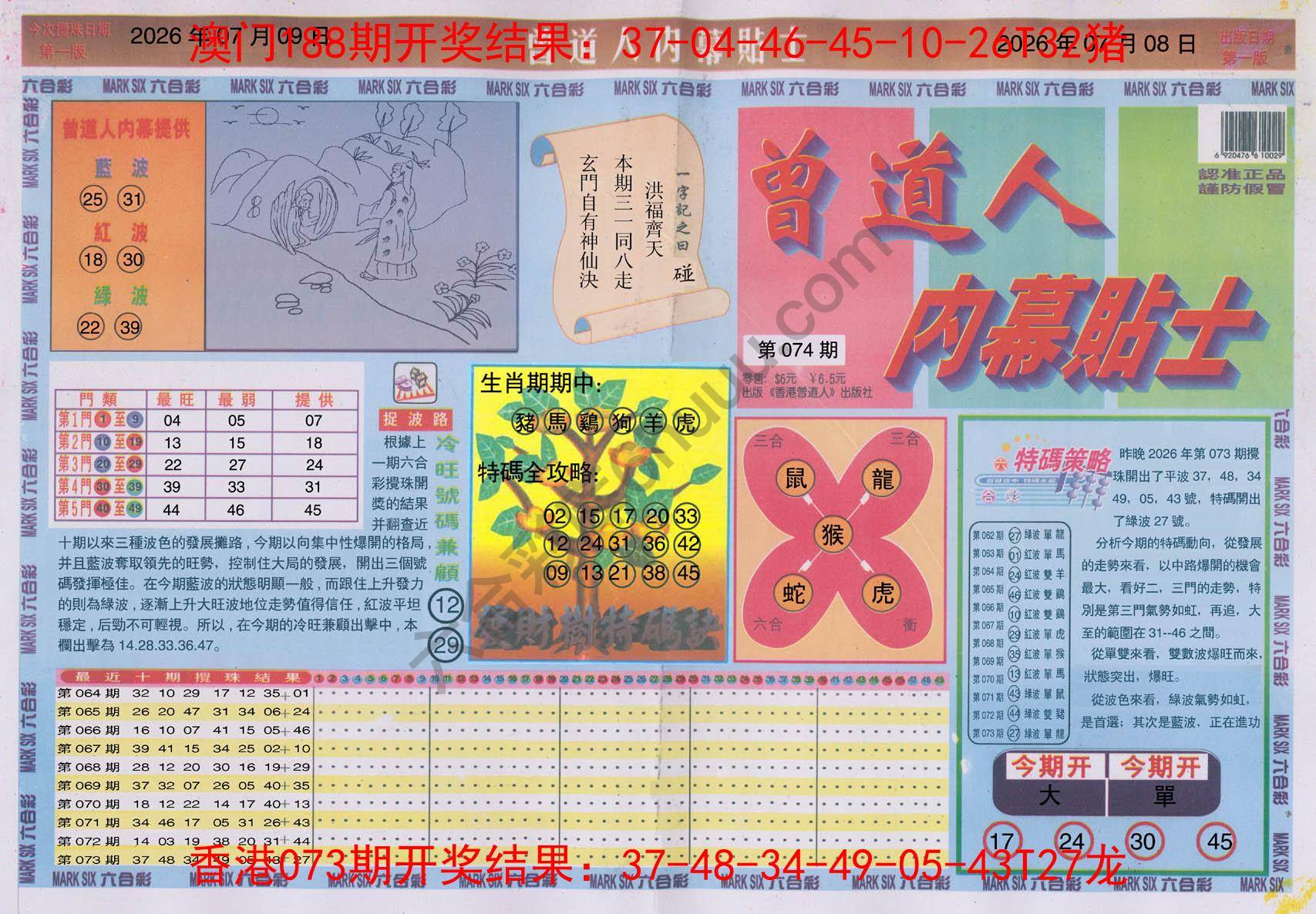 曾道人内幕贴士