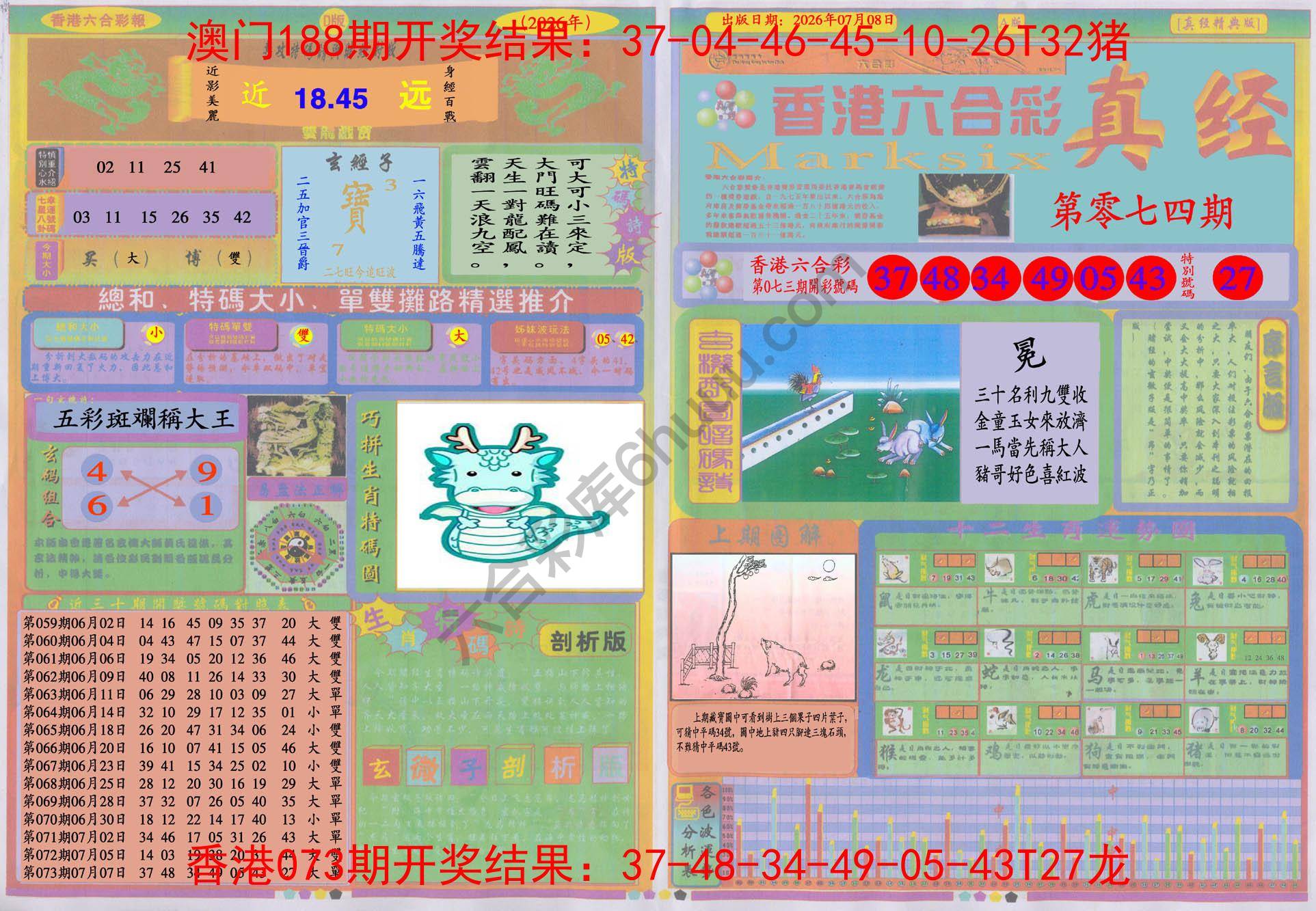 香港六合彩真经