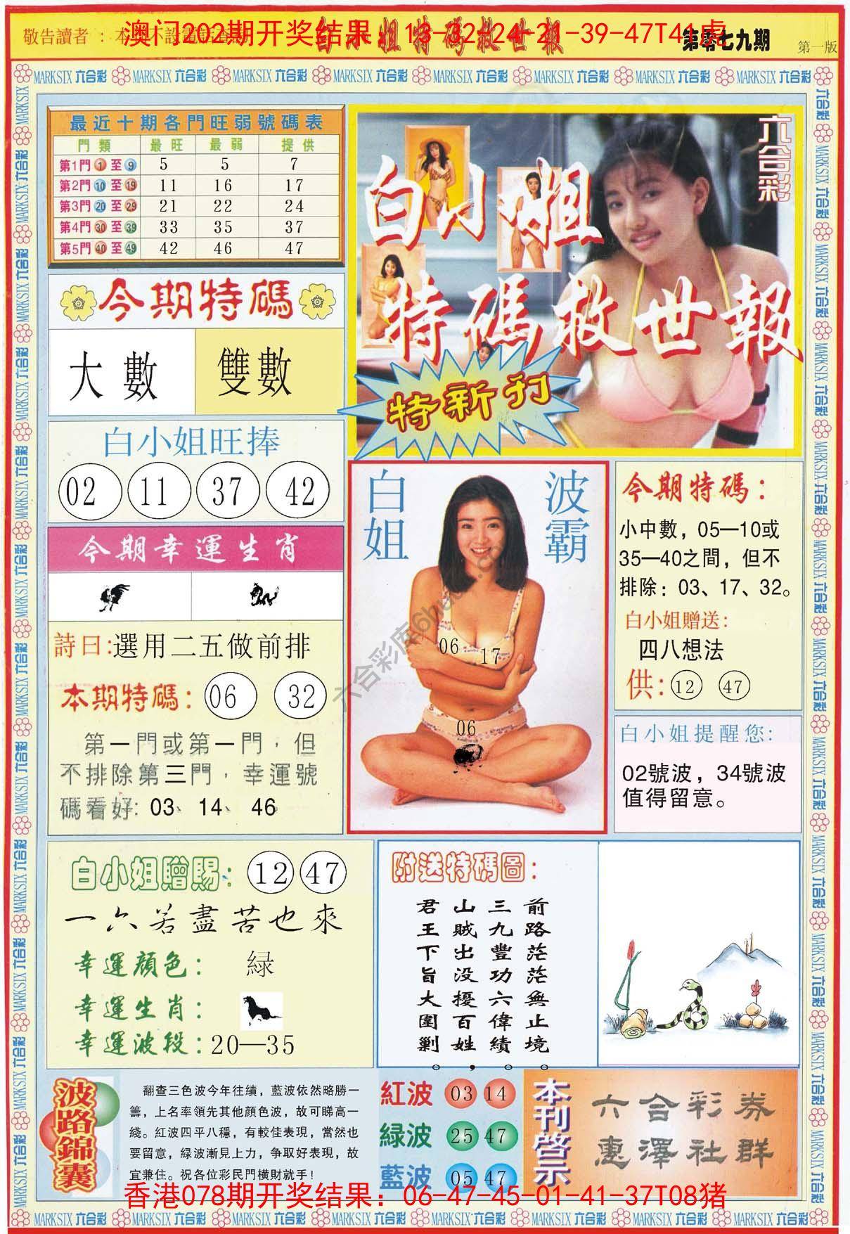 白小姐新特刊