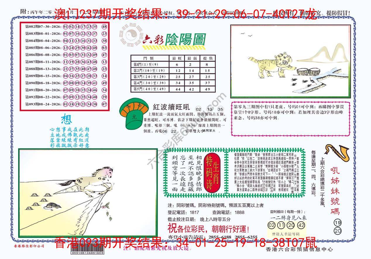 六彩阴阳图