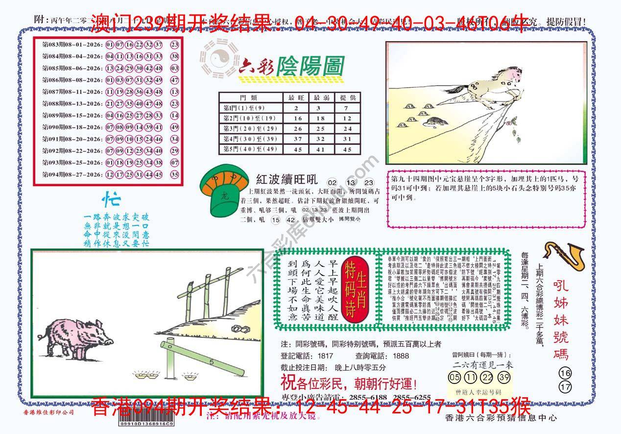六彩阴阳图