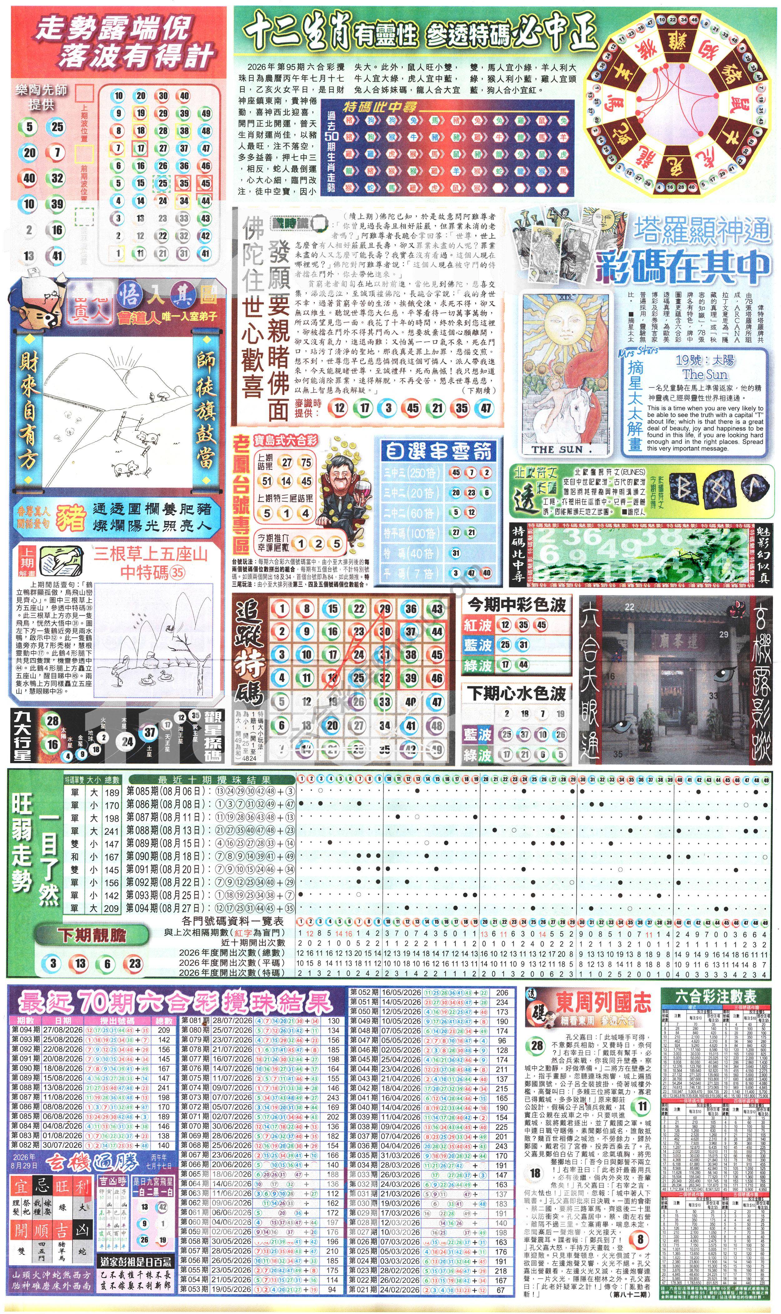 新报六合彩玄机