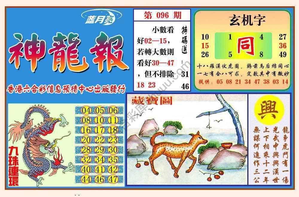 蓝月亮神龙报