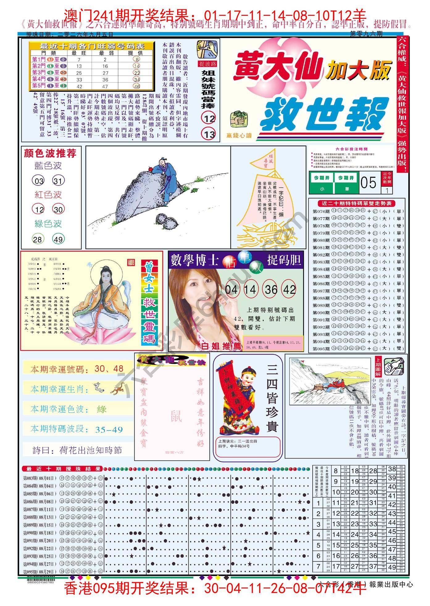 黄大仙救世报（加大版）
