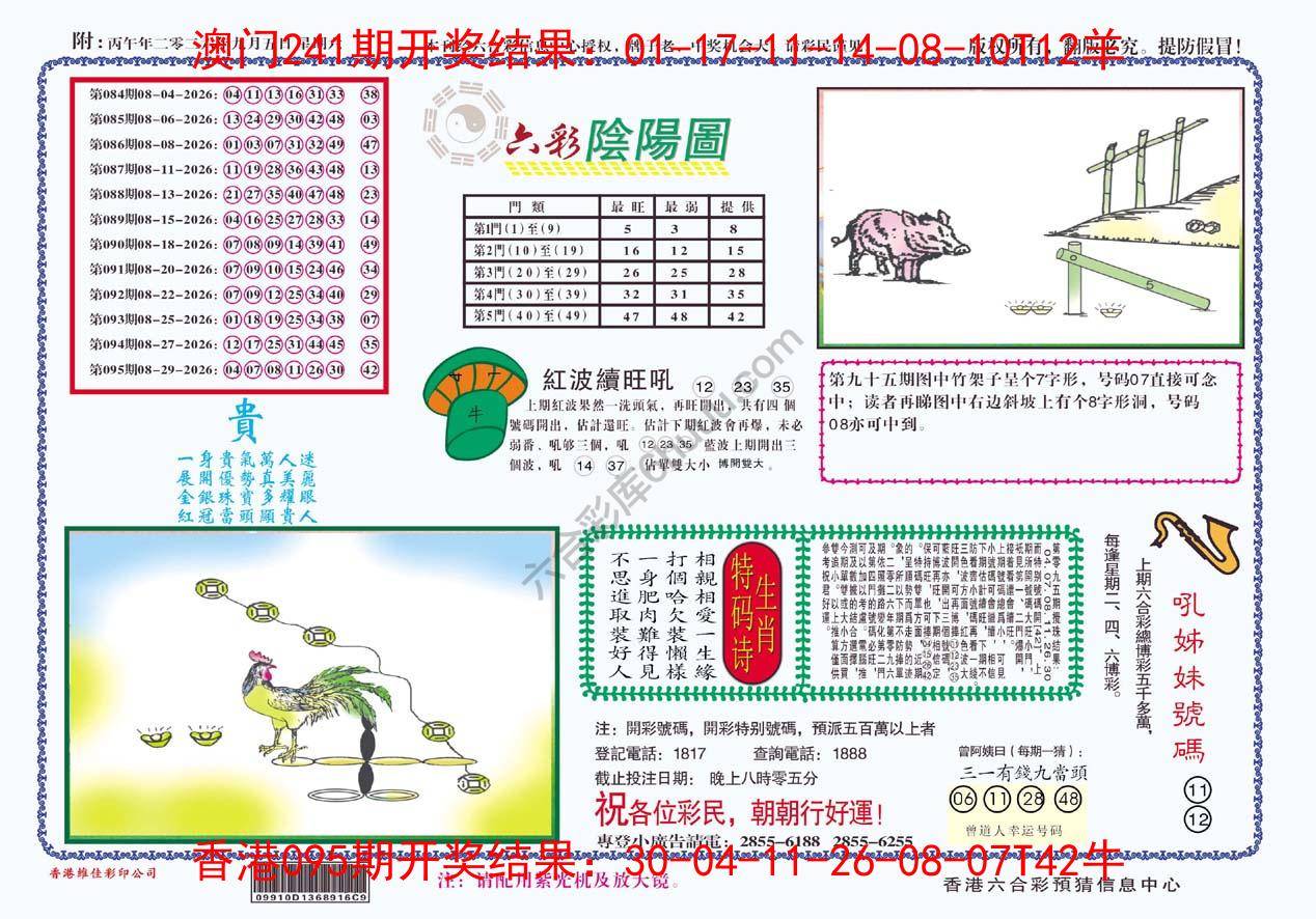 六彩阴阳图