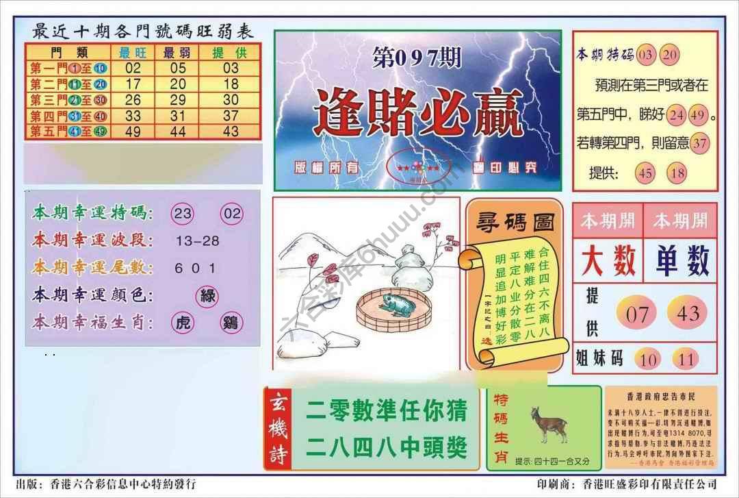 香港逢赌必羸