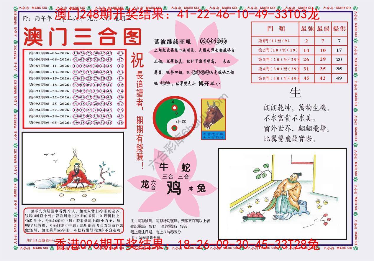澳门三合图