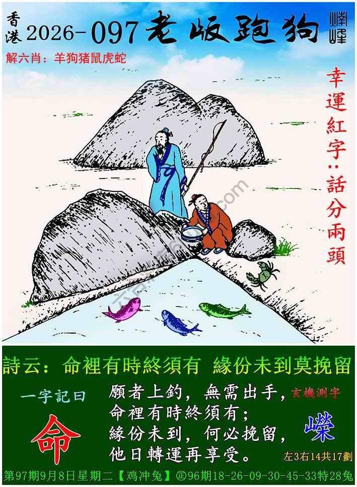 老版跑狗图