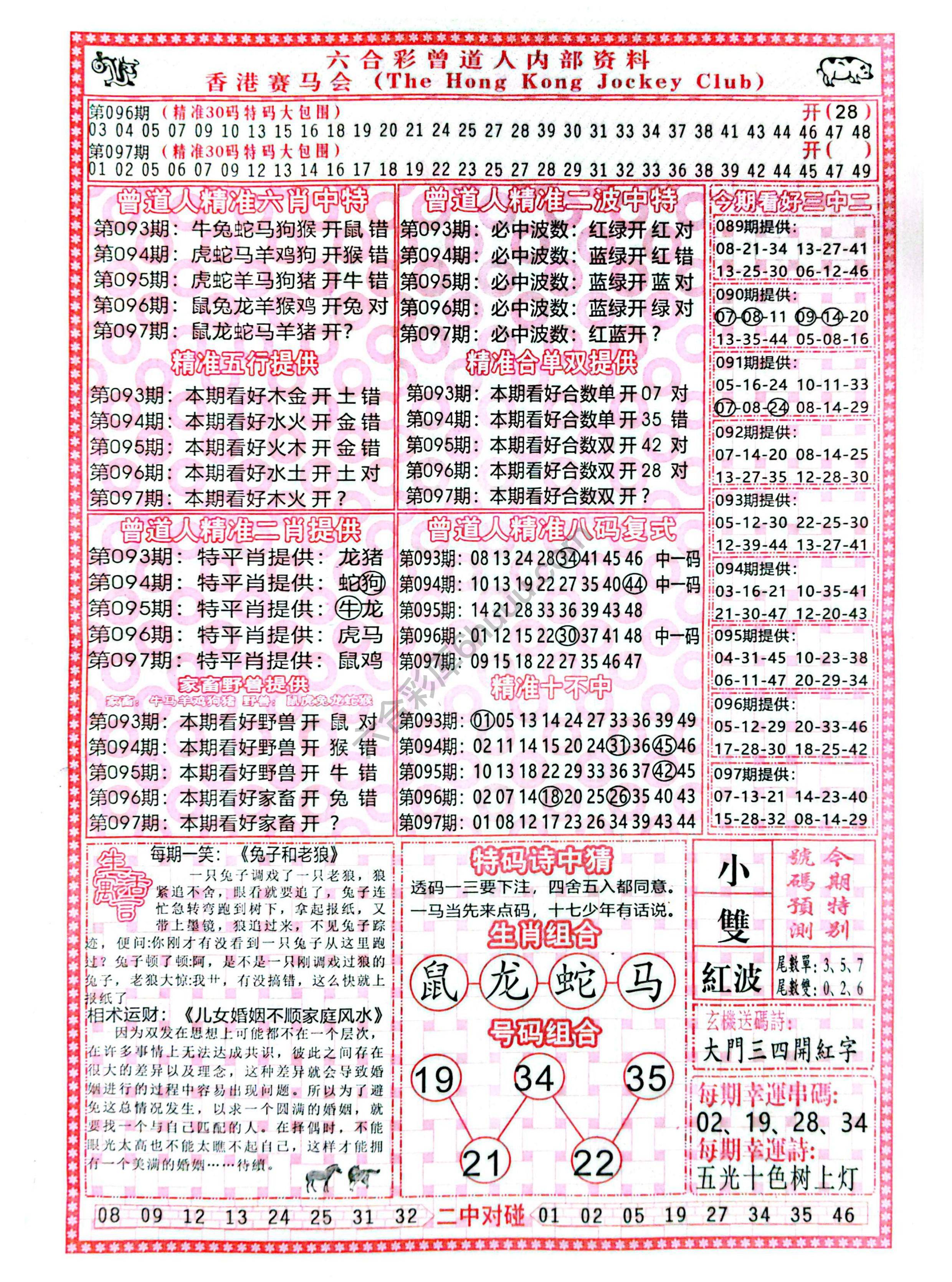 曾道人内部资料