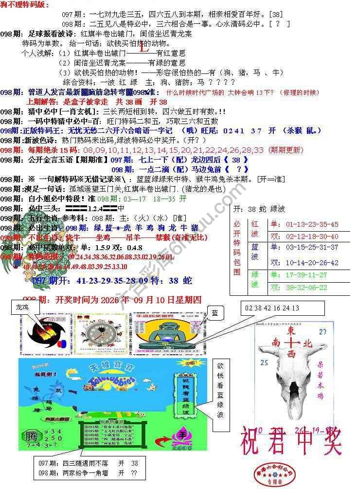 青龙五鬼报