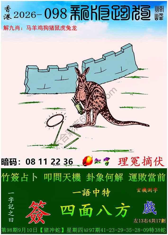 跑狗图（新版）