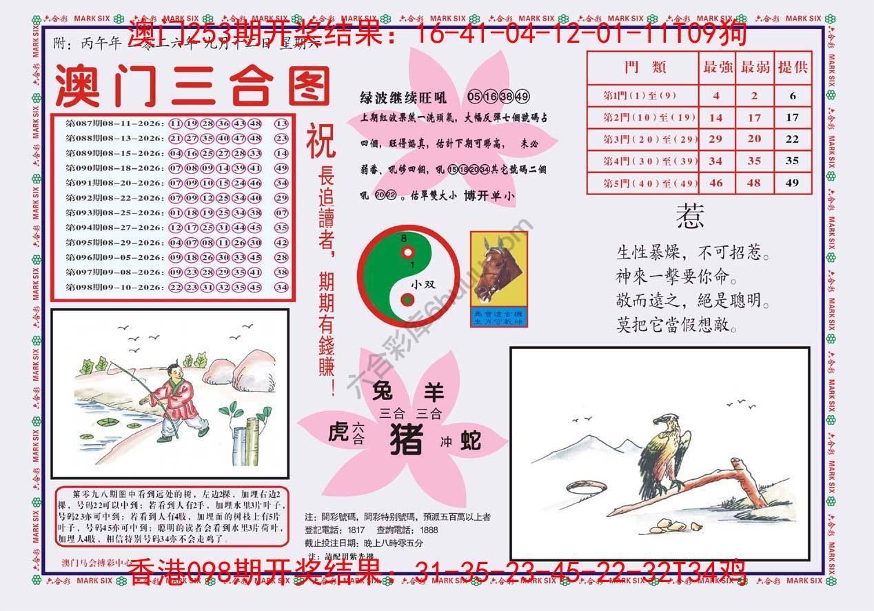 澳门三合图