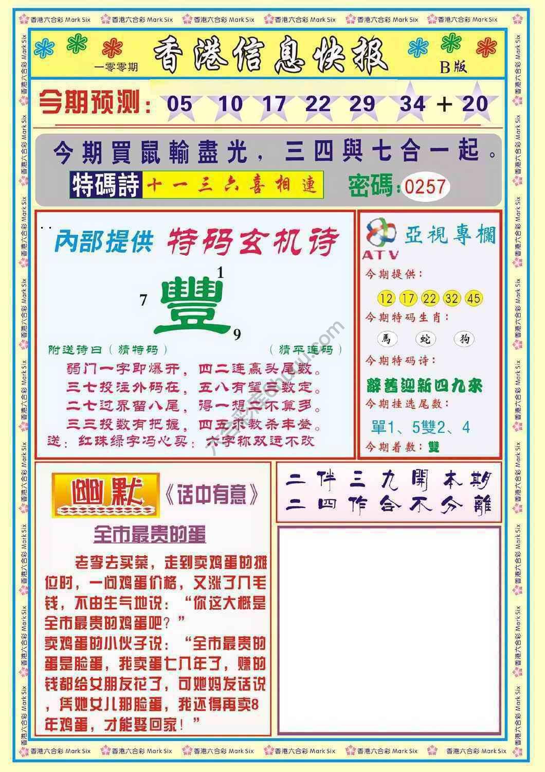 香港信息快报