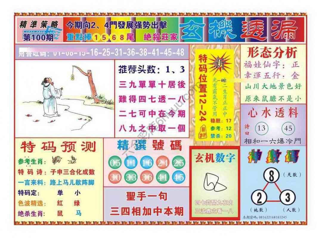 玄机透漏