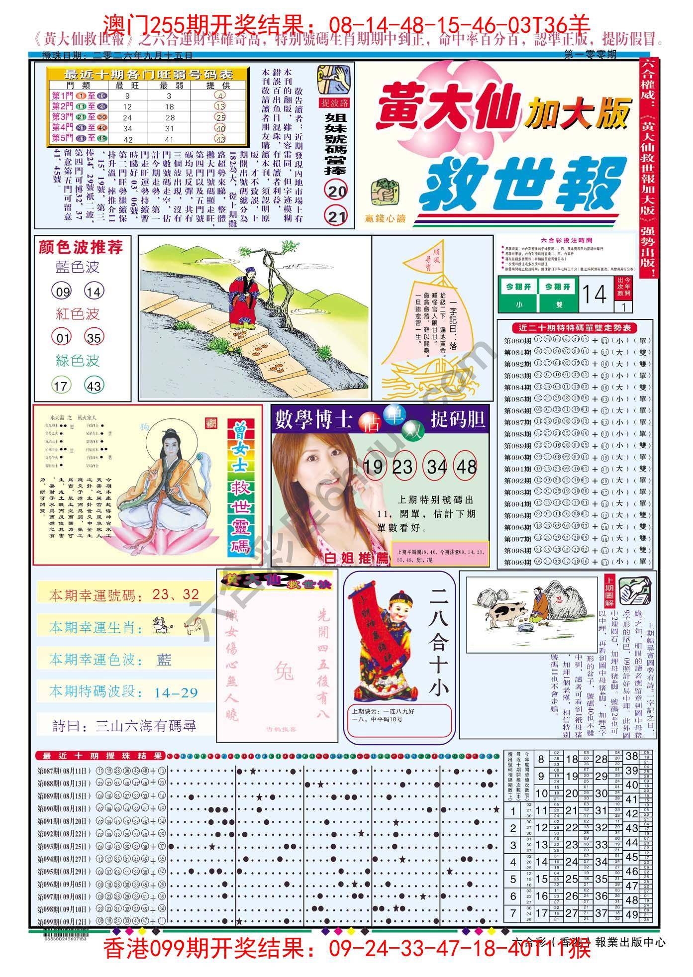 黄大仙救世报（加大版）