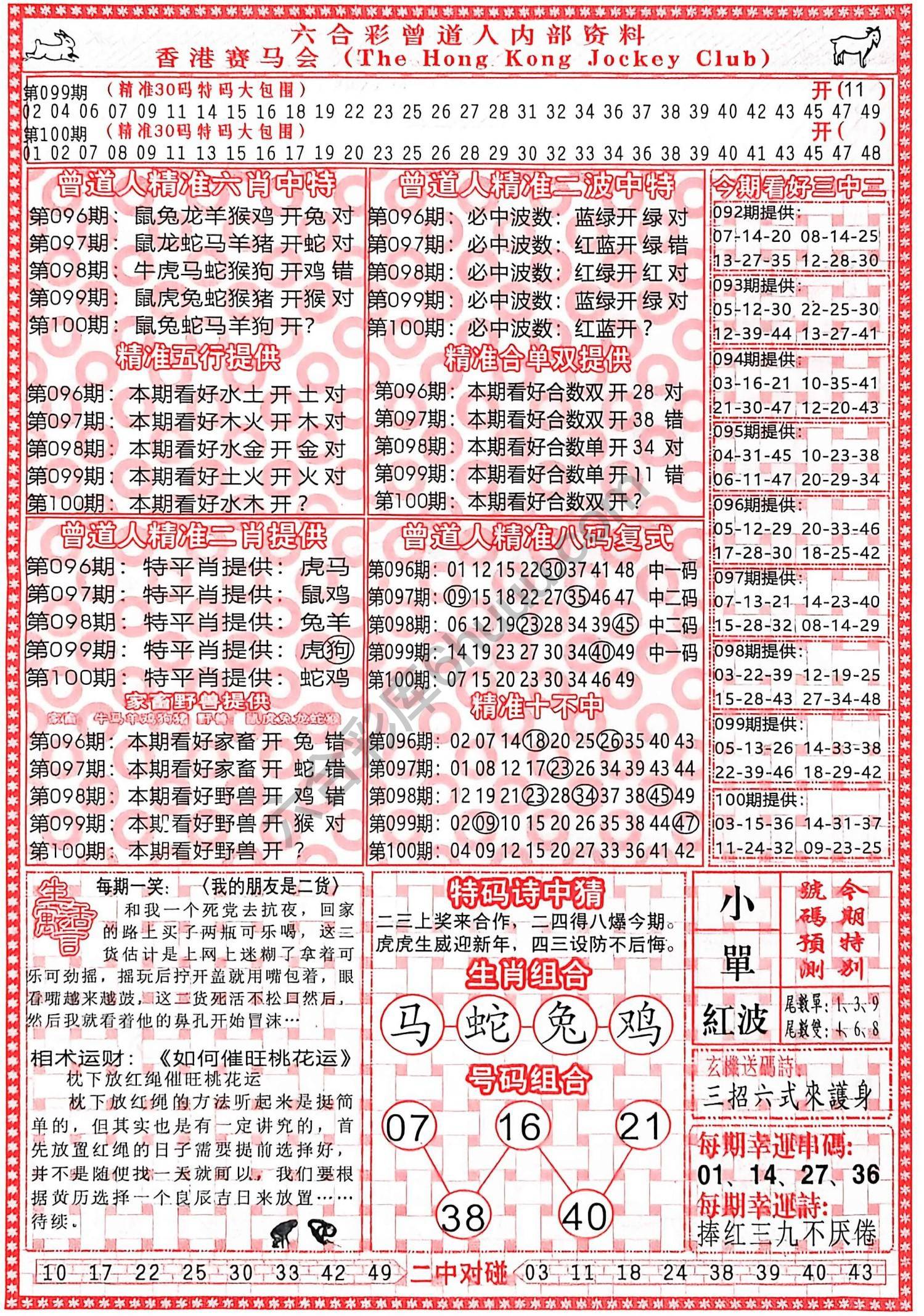 曾道人内部资料