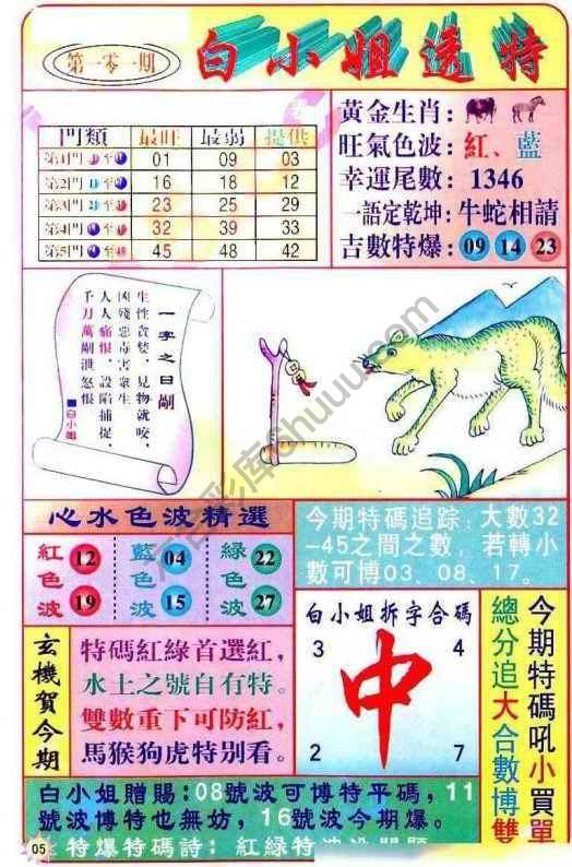白小姐透特