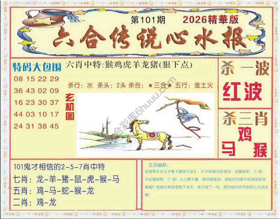 六合传说心水报