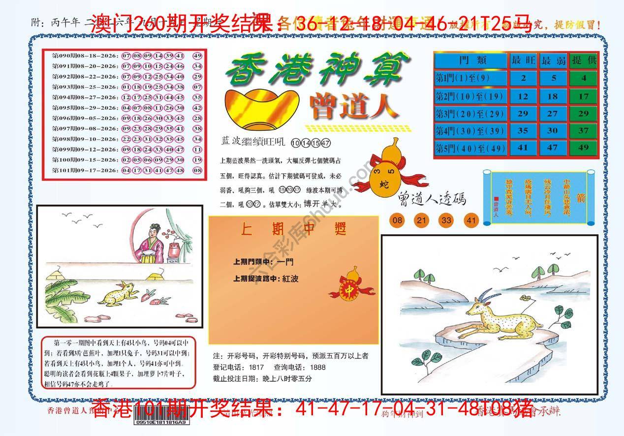 香港神算曾道人