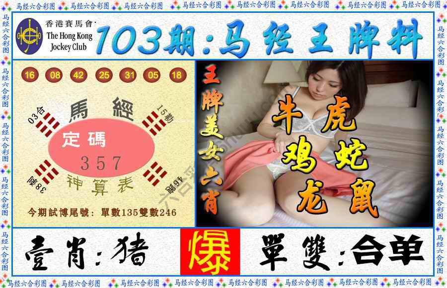 马经王牌料