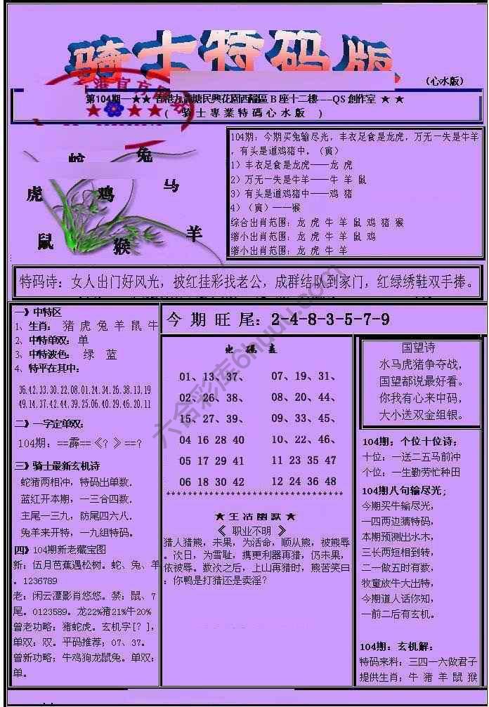 另类骑士特码版